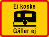 Caravans allowed.