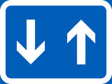 Traffic in both directions.