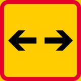To the left or right.