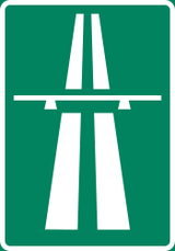 Start of a motorway.