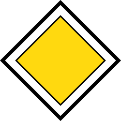Start of a priority road.