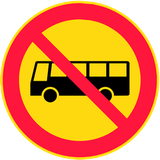 Buses prohibited.
