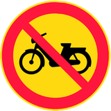 Mopeds prohibited.