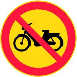 Mopeds prohibited.