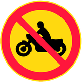 Motorcycles prohibited.