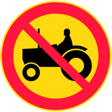 Tractors prohibited.