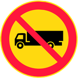 Trucks prohibited.