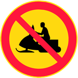 Snowmobiles prohibited.