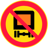 Vehicles carrying dangerous goods prohibited.