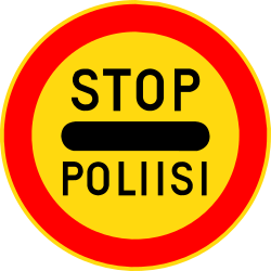 Entrada proibida (posto de controlo).