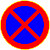 Parking and stopping prohibited.