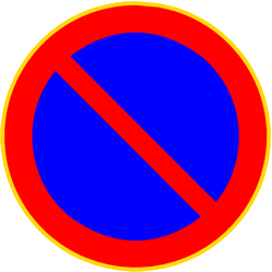 Estacionamento proibido.