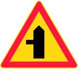 Priority at the junction.