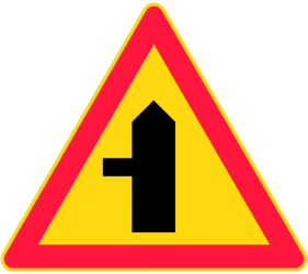 Priority at the junction.