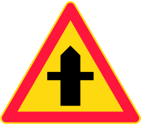 Priority at the junction.
