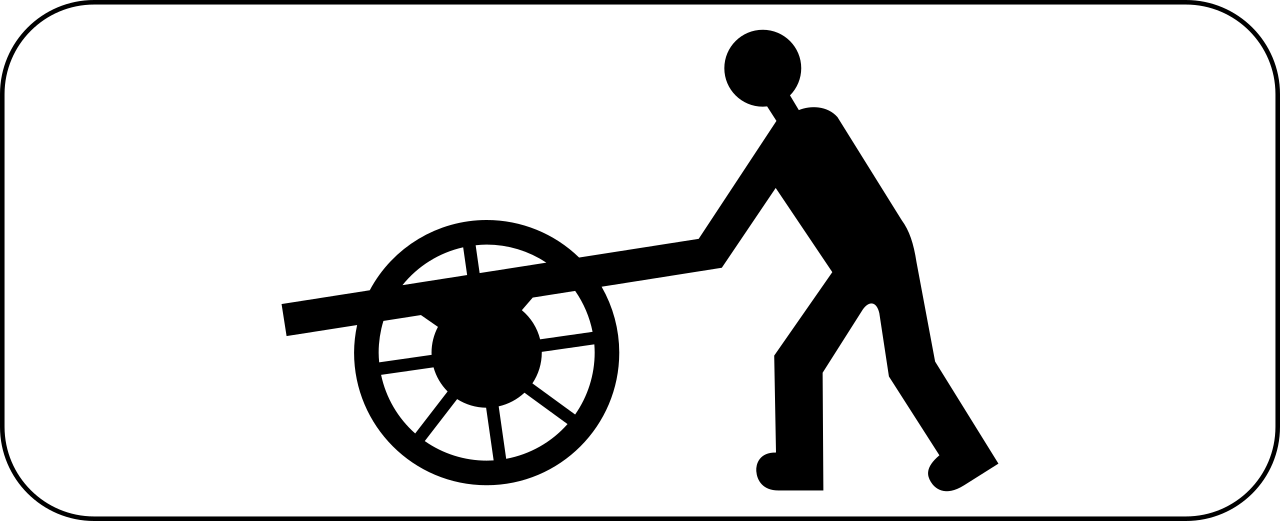 Für Handkarren.