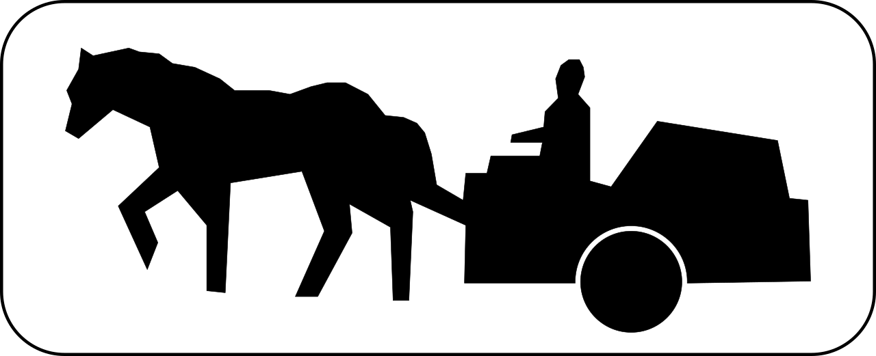 Für Pferdefuhrwerke.