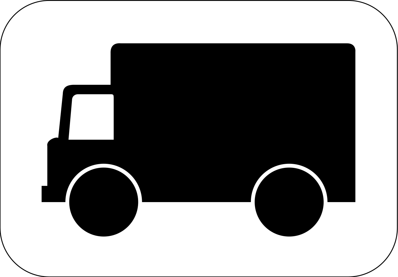 Für Lastwagen.