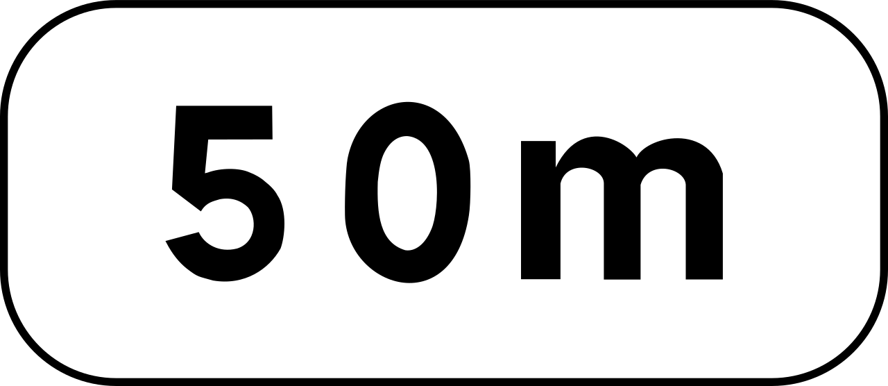 ... Meter voraus.