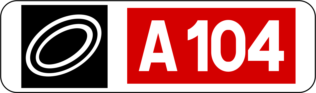 Autobahnnummer und Ringstraße.