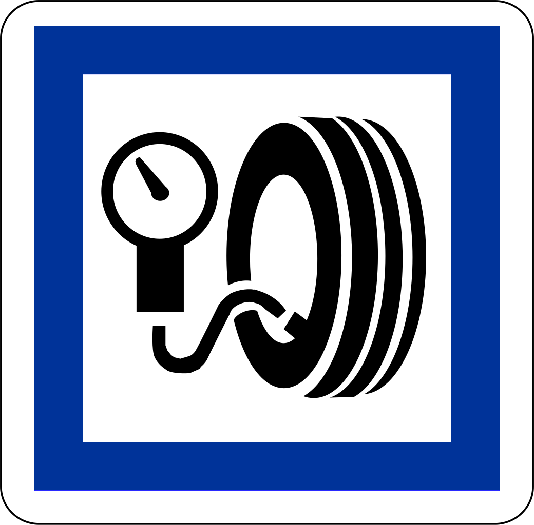 Reifendruckstation.