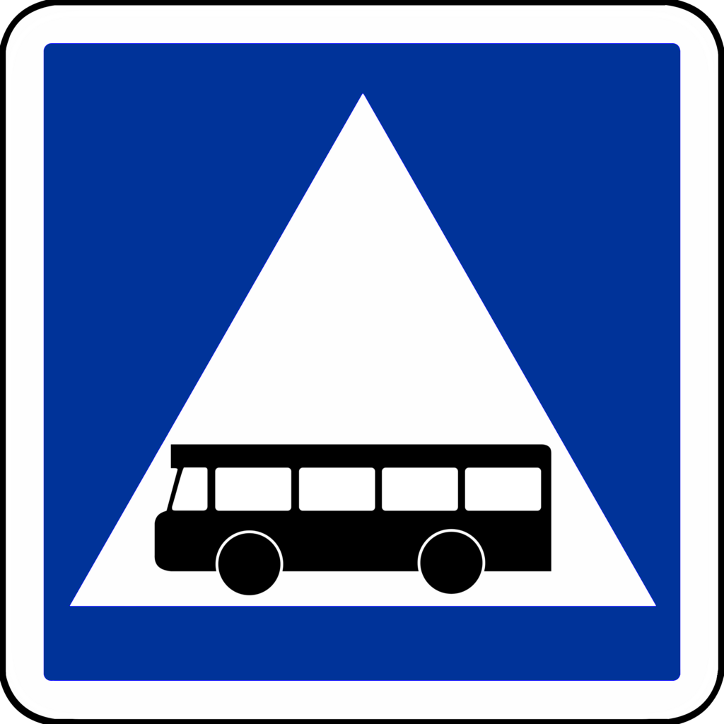 Busfahrstreifen kreuzt.