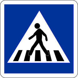 Fußgängerüberweg.