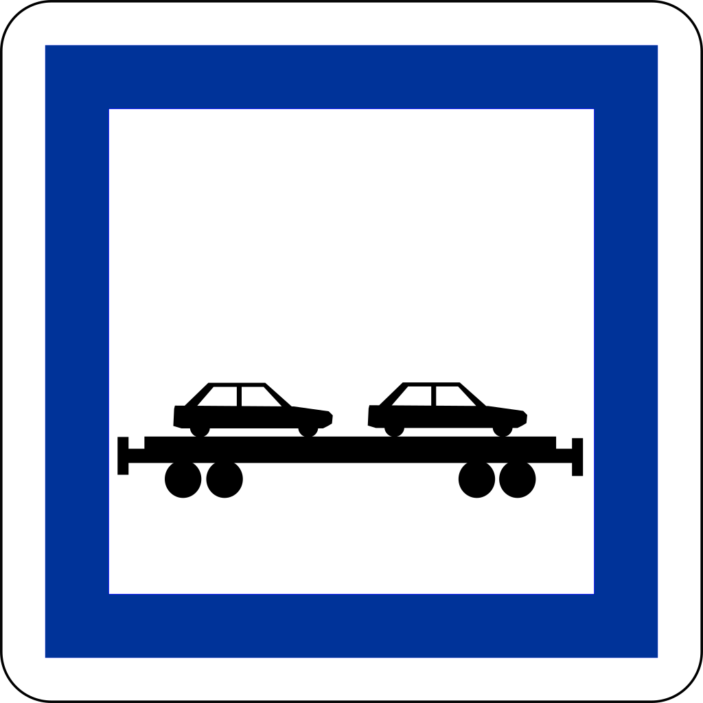 Autoreisezug.