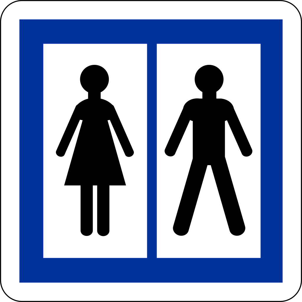 Öffentliche Toilette.