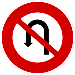 Wenden verboten.
