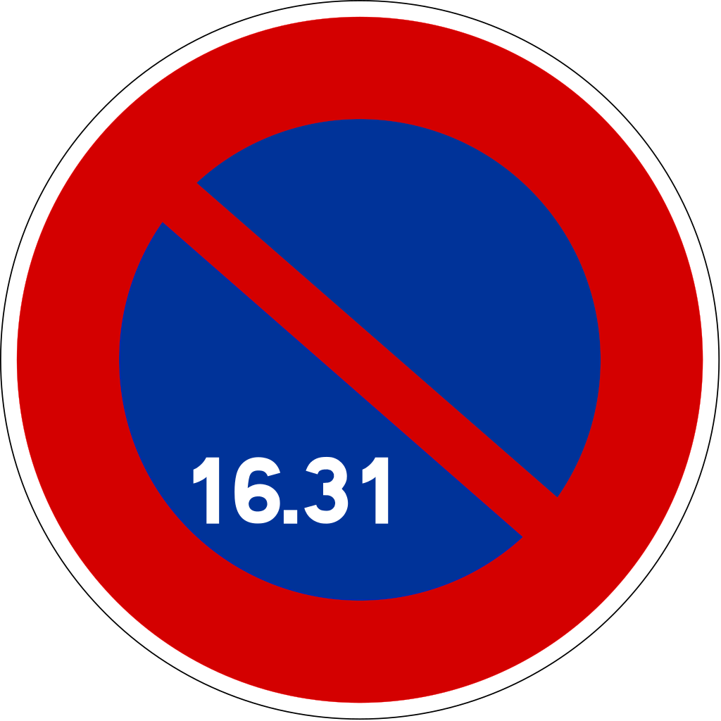 Parken vom 16. bis Monatsende verboten.