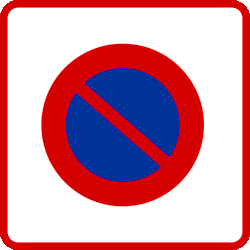 Beginn einer Parkverbotszone.