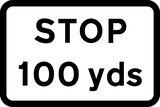 STOP a ... jardas.