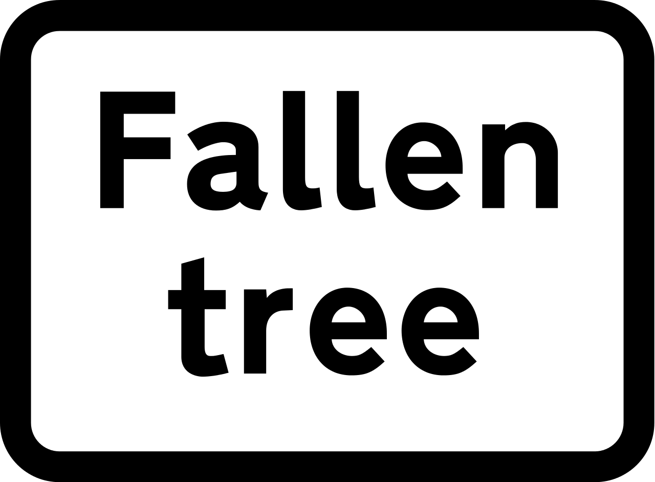 Árbol caído.