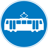 Via obrigatória para autocarros.