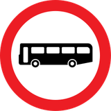 Autocarros proibidos.