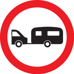 Caravanas proibidas.