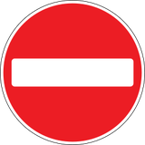 Entrada proibida.