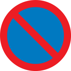 Estacionamento proibido.