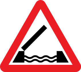 Aviso de ponte móvel.