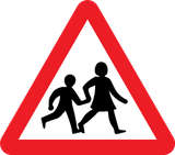Aviso de crianças.