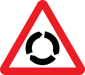 Aviso de rotunda.
