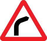 Curva à direita.