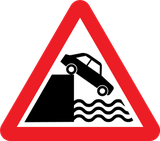 Aviso de cais ou margem.