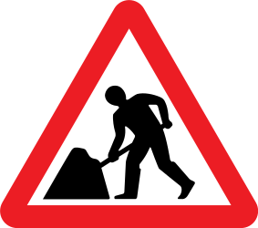 Aviso de obras.