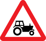 Aviso de tratores.