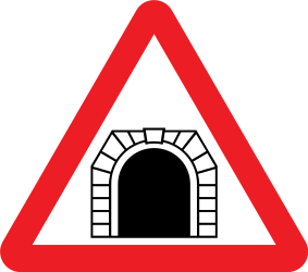 Aviso de túnel.