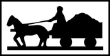 Para veículos de tração animal.