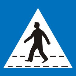 Fußgängerüberweg.