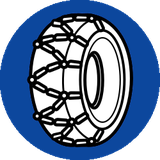Correntes para neve obrigatórias.